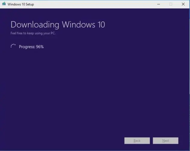 Downloading the Windows 10 Operating System on your USB drive