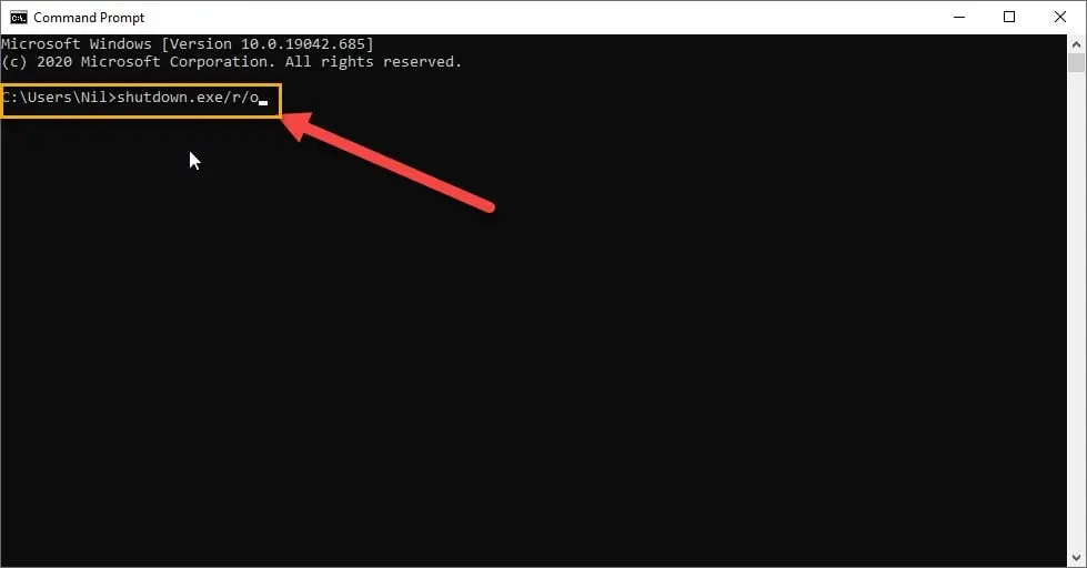 How to change Boot Order in an HP Laptop using Command Prompt