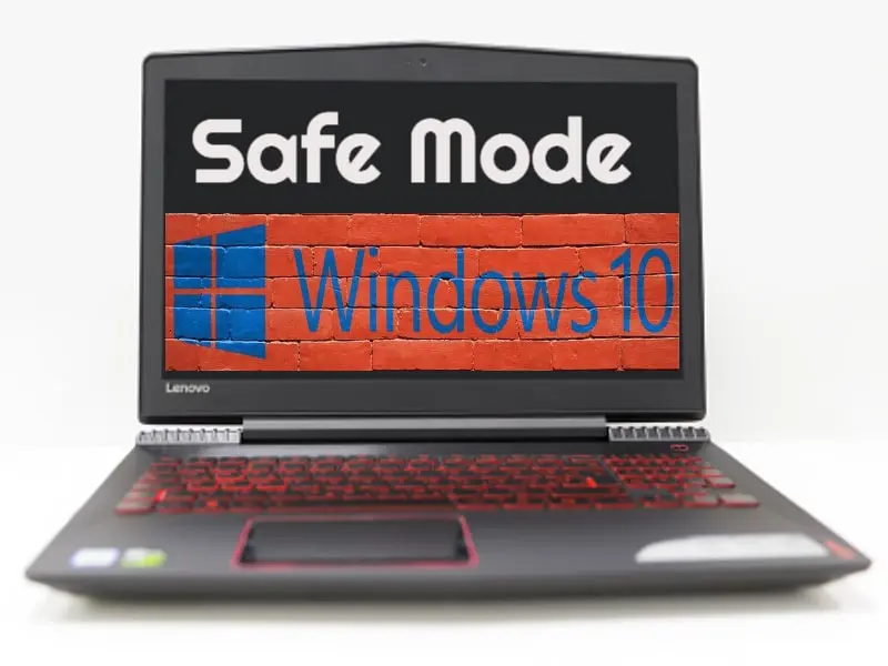How to start a Lenovo laptop in safe mode in windows 10