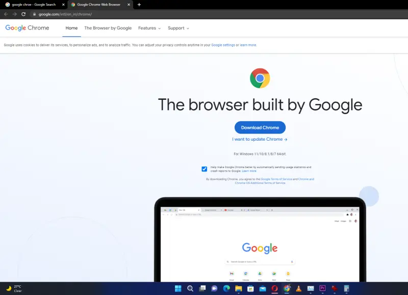 How to make Google Chrome your default browser in Windows 11