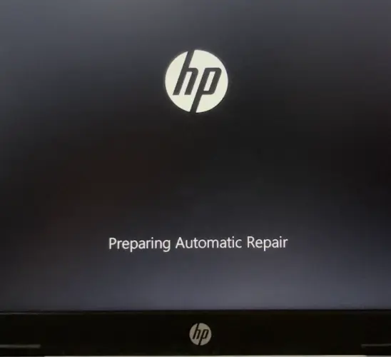 Repeat the process 3 times and leave your laptop to boot for the 4th time